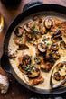 Poulet crémeux aux champignons balsamiques Marsala.